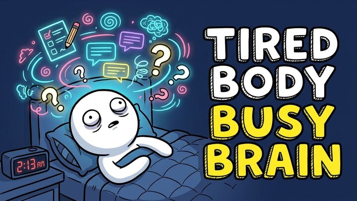 Tired but Can’t Sleep? Your Brain Is Still Working