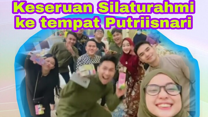 SILATURAHMI HARI, RIDWAN, ICAL, DI TEMPAT PUTRI ISNARI SAAT LEBARAN IDUL ADHA SERU DAN HEBOH