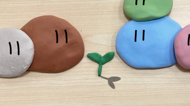 Recreate the big family of dumplings with clay