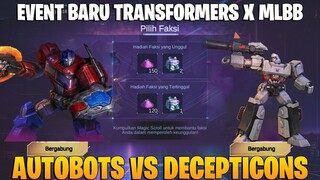 EVENT BARU TRANSFORMERS X MLBB - BISA PANEN SKIN EPIC & BANYAK HADIAH! MOBILE LEGENDS