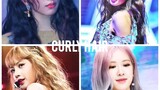 Blackpink in different hairstyles