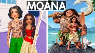 NOS CONVERTIMOS EN MOANA EN DRESS TO IMPRESS ROBLOX