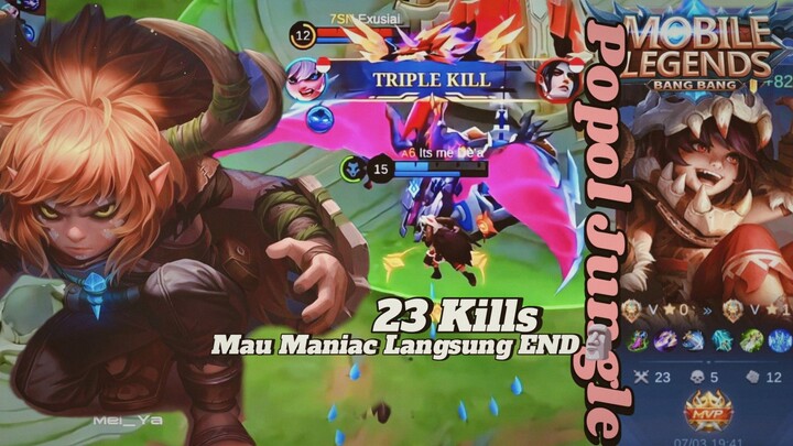 Gini Nih Build Dan Game Play Popol Jungel Damage Ok😱