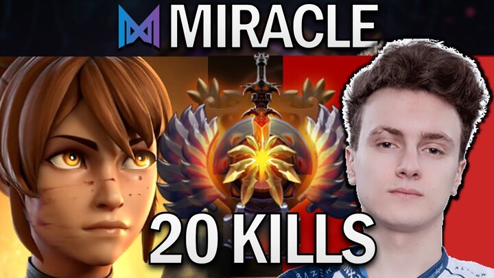 Marci Dota 2 Gameplay : Nigma.Miracle with 20 Kills #dota #dota2