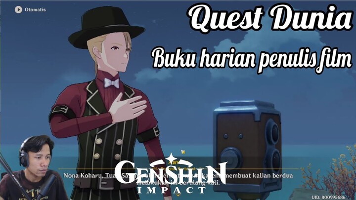 New Quest Dunia 2.8 | Buku Harian Penulis Film | genshin impact indonesia