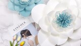 Sản xuất hoa sen tuyết bằng bìa cứng, đơn giản và đẹp
