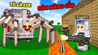 TÔ GÀ THỬ THÁCH 24H XÂY NHÀ AN TOÀN CHỐNG TÔ GÀ EXE BẢN NÂNG CẤP SIÊU MẠNH TRONG MINECRAFT*TÔ GÀ EXE
