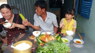 Gà nướng  lá  chanh da giòn thơm ngon