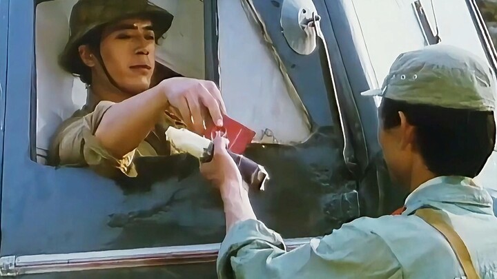 A clip from the old film "Operation Lightning", where a small team pretends to be enemy troops and g