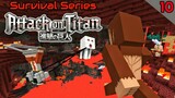 Survival Series Attack On Titan Part 10 - Aku Ratakan Nether Dengan Kekuatan Titan