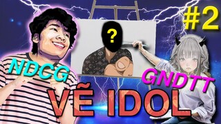 VẼ HÌNH ĐOÁN TÊN IDOL cùng GNDTT, Dương404, MB3R #2  || Scribble It || NDCG