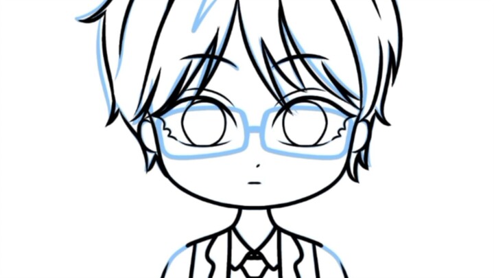 mini Kousei Arima lineart with me