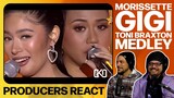 PRODUCERS REACT - Morissette Amon x Gigi De Lana Toni Braxton Medley Reaction