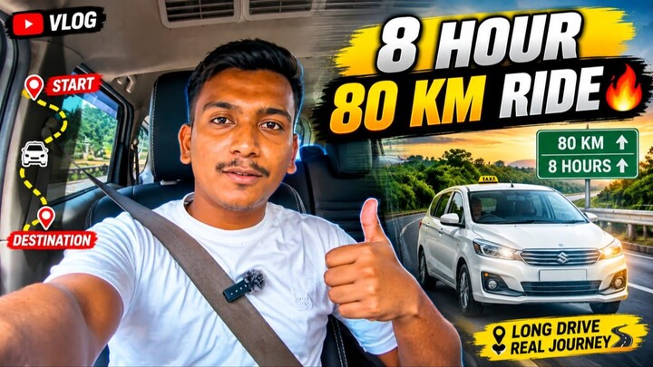 8 Hours 80 KM Ride 😍
