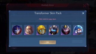 CHOOSE YOUR FAVOURITE TRANSFORMER SKIN - MOBILE LEGENDS