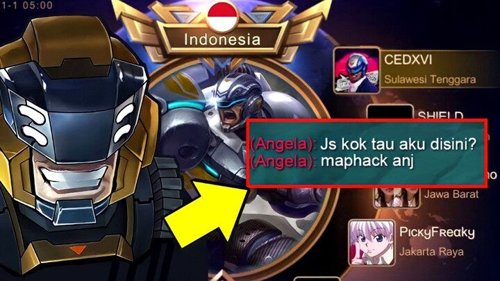 I try johnson in Indonesian server and this happened!