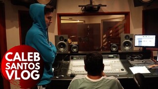 Recording Sarah Geronimo "Unforgettable" OST | Tinatangi (Caleb Santos VLOG #7)