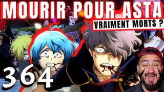 MORTS CHEZ LE TAUREAU NOIR ! PERSONNE N'ABANDONNE ASTA ! ☘️ BLACK CLOVER 364 - REVIEW MANGA