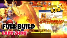 Full Build Lady Zhou Vs 9.6b CP 🔥🔥🔥