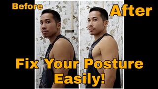 FIX YOUR POSTURE EASILY | HOW TO HAVE A STRAIGHT BODY IN SECONDS