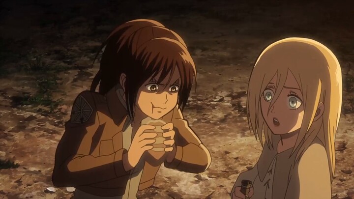 The three clones of Grandmother Ymir - Mikasa, Heath, and 104 Ymir