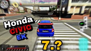 7sec Honda Civic Ek | New Update | Non-glitch | Car Parking Multiplayer