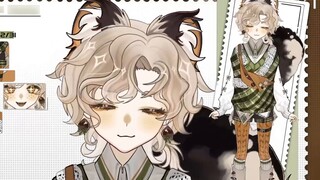 [live2d free model display | Chestnut Little Pine] A super smart male-skinned genderless little squi