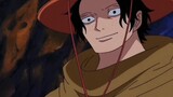 "It's like Ace is showing off his little brother - Luffy to the whole world."