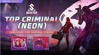 Neon Top Criminal Bundle is EPIC! | Garena Free Fire