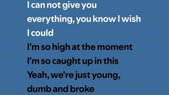 young dump and broke❣️