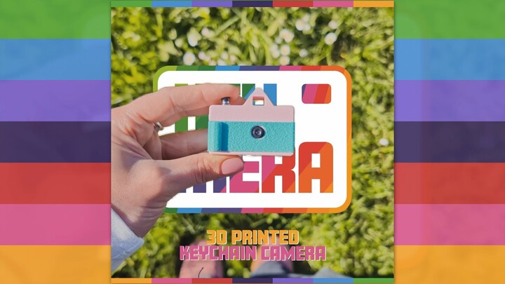 【自制】3D打印钥匙扣相机 Keymera