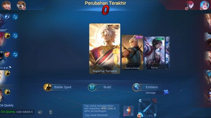 Solo rank pakai vale Skin colektor!