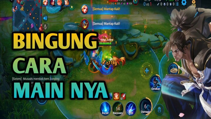 MUSASHI MODE TAWURAN GAGAL | GAMEPLAY HONOR OF KINGS