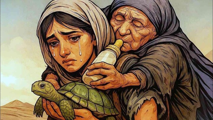 قصة البنت الصبورة🥺 أمها لم تجد علاجا فحملتها على ظهرها.. فأفرغ الله عليها صبرا