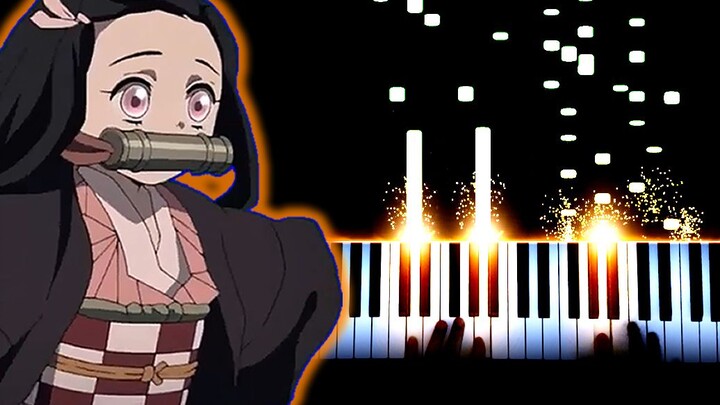 ["Red Lotus" - Demon Slayer OP FULL]Special effects piano/Fonzi M
