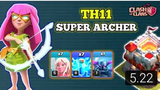 Th11 Super Archer Attack _ Cara Menggunakan Super Archer Town Hall 11 Clash of Clans