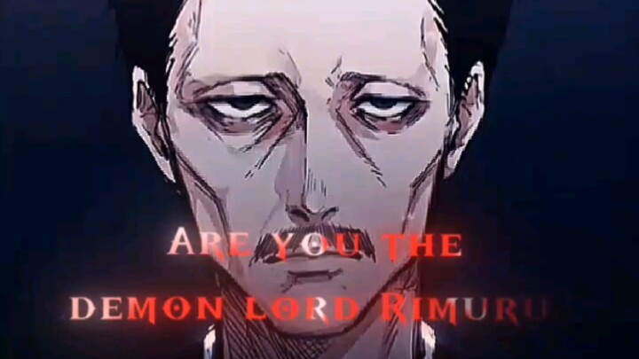 "beraninya kalian menyamakan diriku yg hina ini dg rimuru sama"🥶💀💀💀"