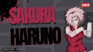 SAKURA HARUNO SPEEDPAINT🌸🔥