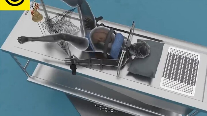 Centrifugal Birthing Machine? Rotates counterclockwise at 8 times the pregnant woman’s body weight!