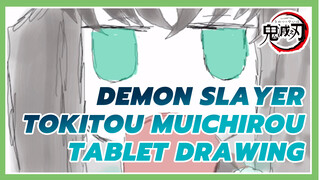 Drawing Tokitou Muichirou On His Birthday | Tablet Drawing