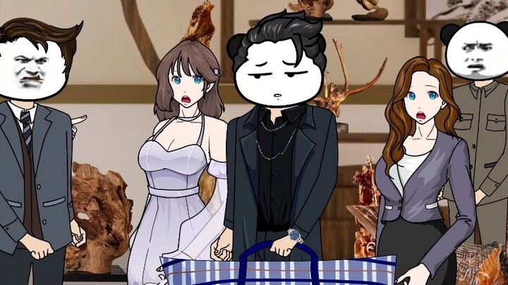 M: Bai Menghan, kneel down and apologize to our boss, or you will be in trouble. Fang Xiaofan: Oh? A