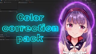 Color correction pack for after effects (FREE)