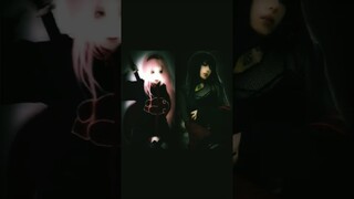 Haruno Sakura and Hyuga Hinata akatsuki dress wearing Cosplay and anime (edit) #short #Hinata#Sakura