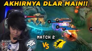SETELAH SEKIAN PURNAMA, AKHIRNYA DLAR MAIN JUGA COY!! MAKIN PANAS!! - EVOS vs ONIC Match 2