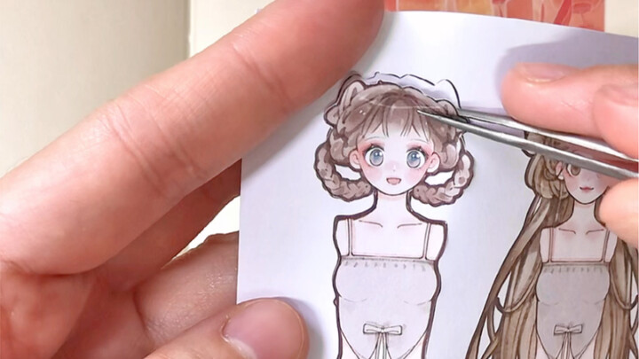 These ancient-style outfit stickers are seriously stunning～