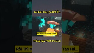 Câu Chuyện Bất Ổn Khi Anh Đen Xì Xì Chơi Minecraft Cùng Thằng Bạn 🤣 #shorts