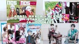 ✧ april manga + acrylic stand haul  🛍 — no. 6, given, knb & more ✧