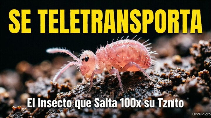El colémbolo: el diminuto animal que salta 100 veces su tamaño | Springtail