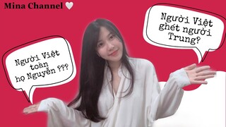 Người Trung Quốc mặc định những gì về Việt Nam?| Mina Channel| Du học Trung Quốc vlog