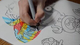 【Hand-painted】Not many people thought it was possible to color like this! Very powerful!